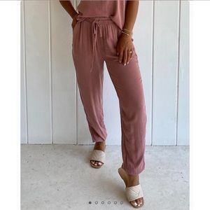 NWT Splendid Alanis Jogger Pants, Sienna XL